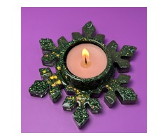 Підсвічник з епоксидної смоли 