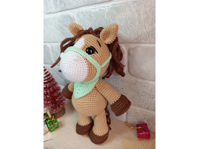 Конячка, м'яка іграшка, ручна робота