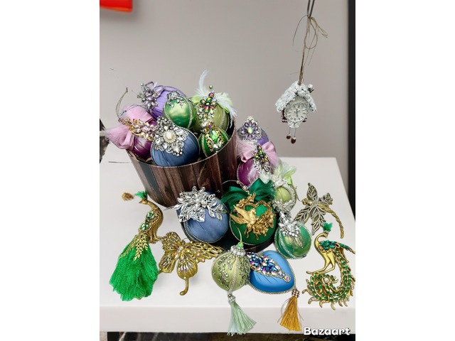 Ексклюзивні новорічні іграшки ручної роботи