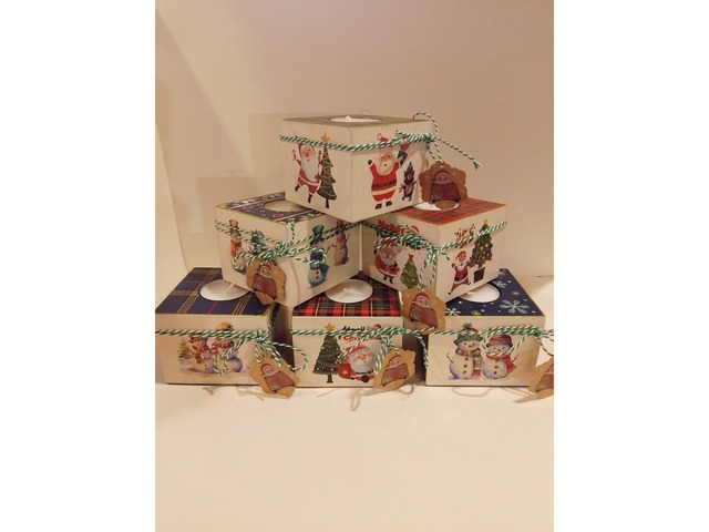 Подсвечник "Новогодняя коробка"