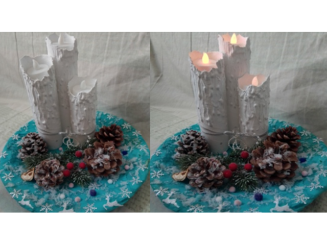 Новорічний декор, композиції