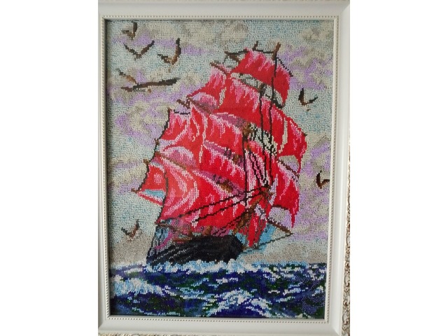 Кораблік в море