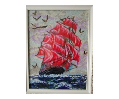 Кораблік в море