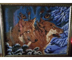 Волков на снігу