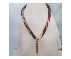 Прикраса із бісеру кольє-джгут 