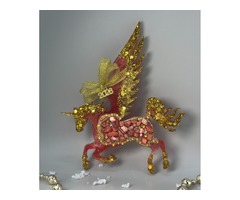 Магніт *Кінь*. Новорічний декор з епоксидної смоли.