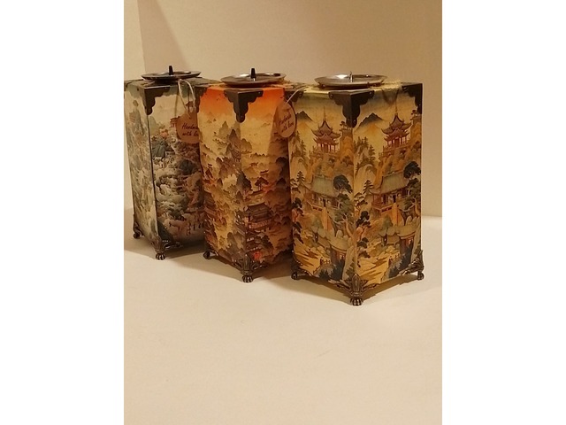 Подсвечник "Домики"