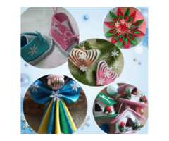 Новорічні іграшки із фоамірану