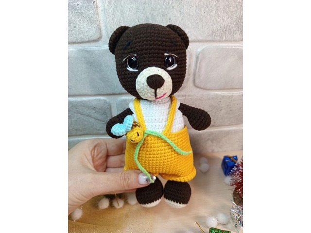 Ведмедик, м'яка іграшка