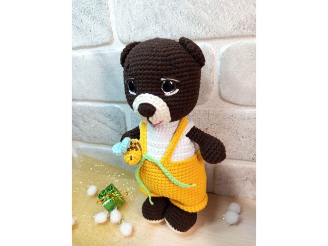 Ведмедик, м'яка іграшка