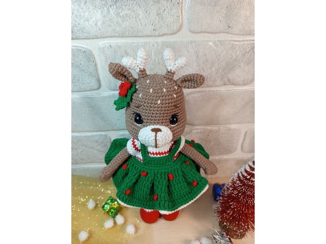 Олень дівчинка, ручна робота