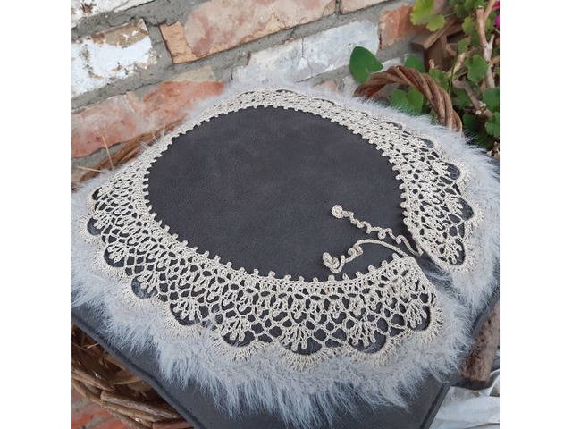 комірець мереживний плетений