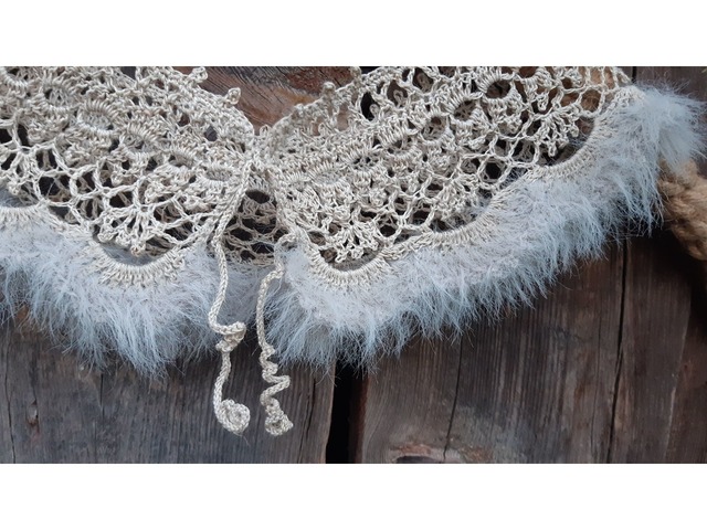 комірець мереживний плетений