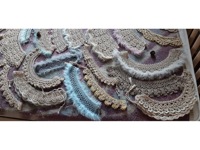 комірець мереживний плетений