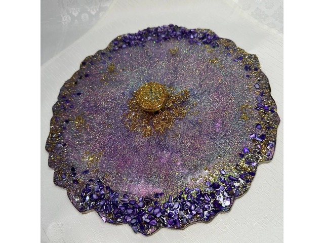 Підставка з епоксидної смоли. Подарунок.