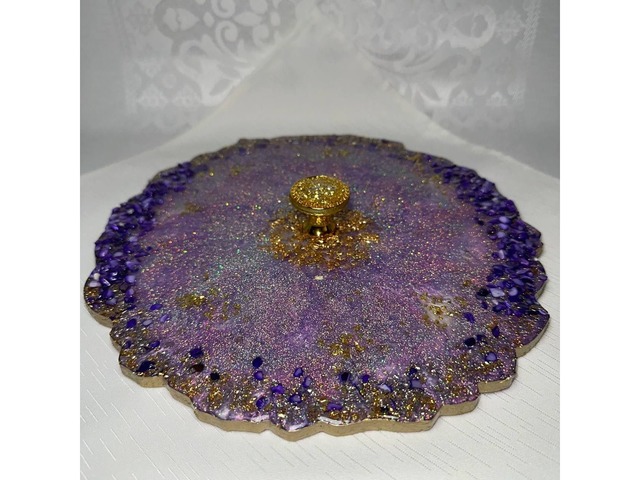 Підставка з епоксидної смоли. Подарунок.