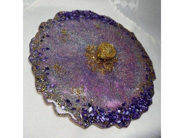 Підставка з епоксидної смоли. Подарунок.