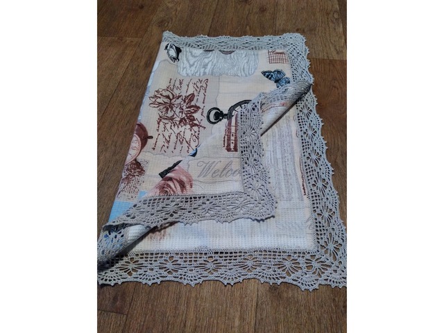 Полотенце с ажурной каймой