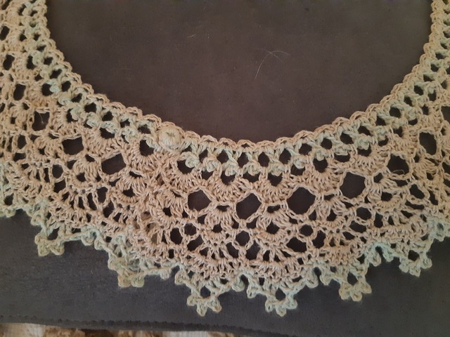 комірець мереживний плетений