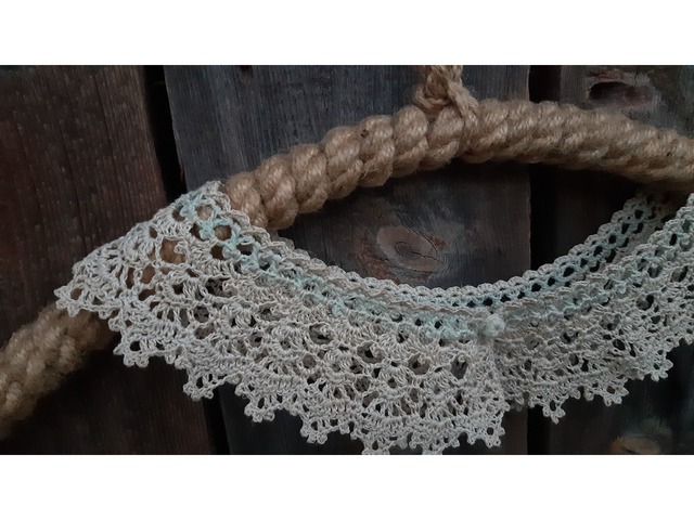 комірець мереживний плетений