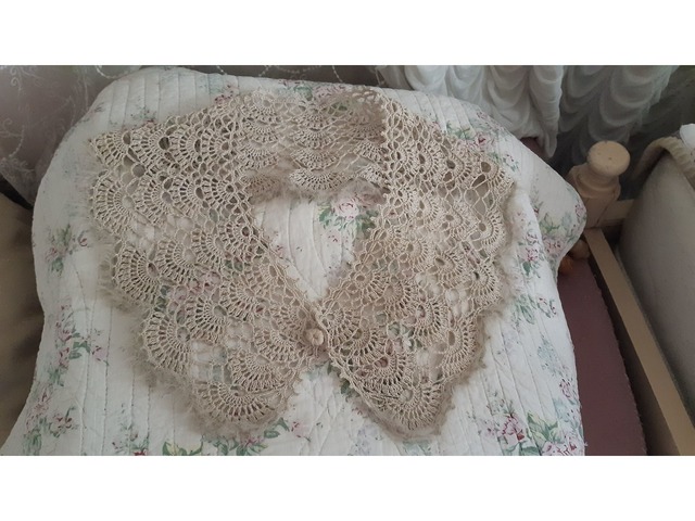 комірець мереживний плетений