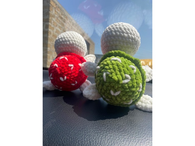 Черепашки з велюра