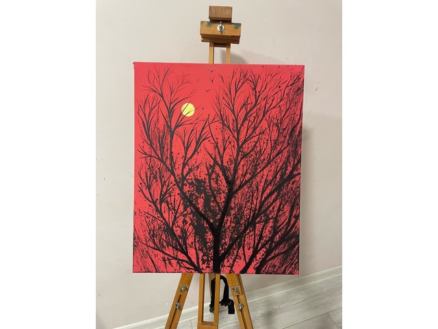 Картина «червона осінь»