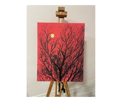 Картина «червона осінь»