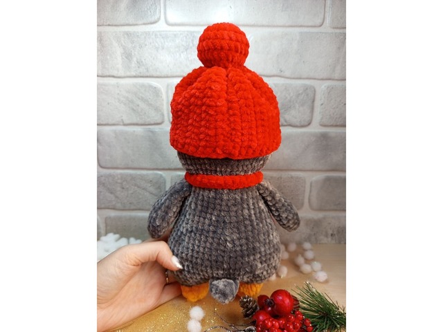 Пінгвін плюшевий, ручна робота