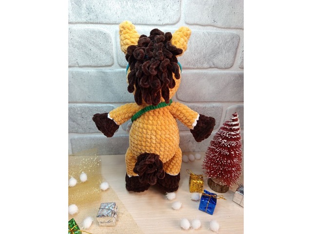 Конячка плюшева, ручна робота