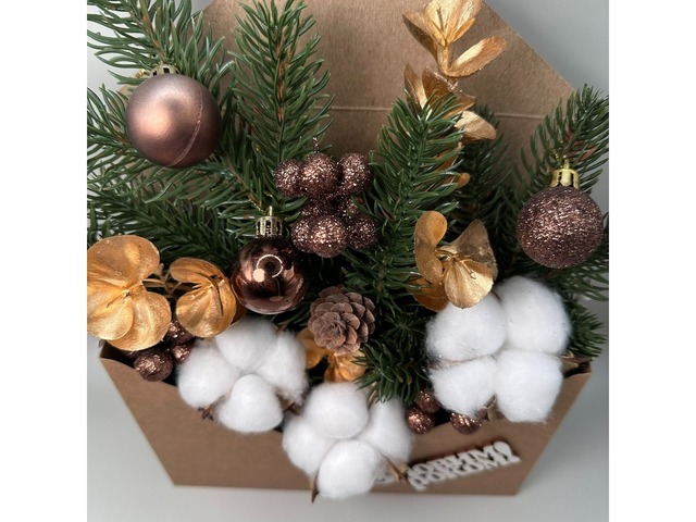 Новорічний конверт-композиція.