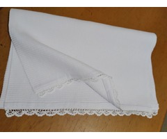 Полотенце вафельное с ажурной каймой