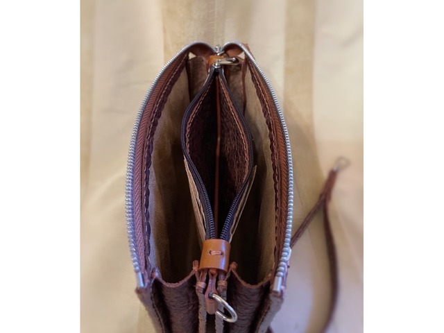 Клатч із натуральної шкіри