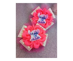 Дитячі заколочки Стіч ручної роботи