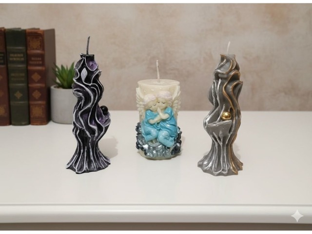 Свечи ручной работы для интерьера и для души