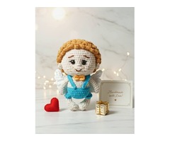 В’язаний янголятко ручної роботи