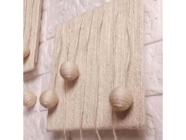 Диптих «Кульки» | картина у стилі фібер арт, бохо