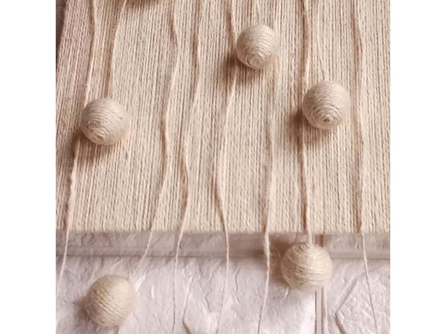 Диптих «Кульки» | картина у стилі фібер арт, бохо