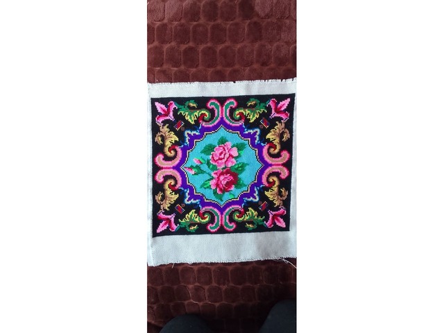 Вишита заготовка на подушку.