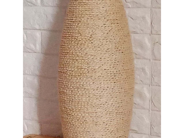 Біла ваза для підлоги висока 80см