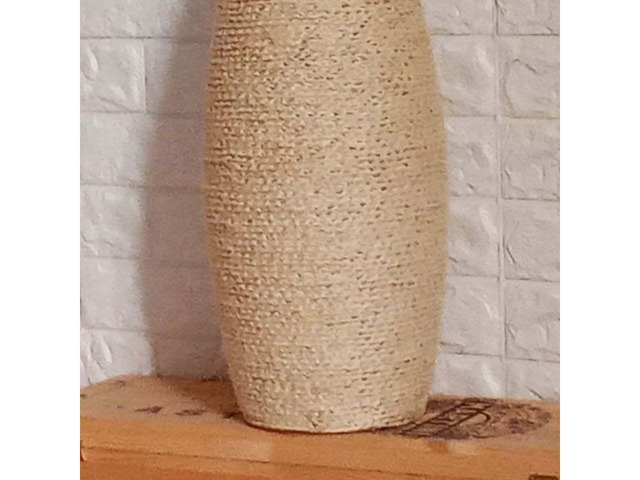 Біла ваза для підлоги висока 80см