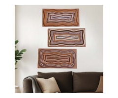 Триптих у техніці волоконне мистецтво | картина на стіну