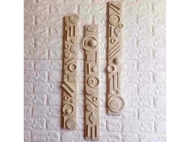 Триптих у стилі бохо ручної роботи для інтер’єру (75×8 см – 3шт)