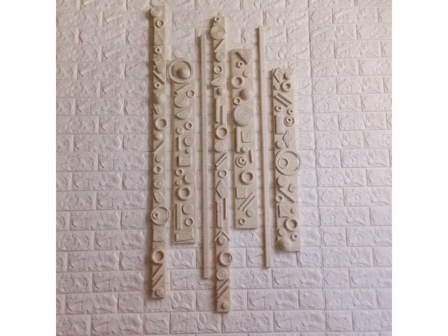 Стильний інтер’єрний декор для стіни у сучасному стилі бохо. Декор на стіну у білому кольрі