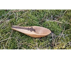 Дерев'яна похідна ложка в скандинавському стилі