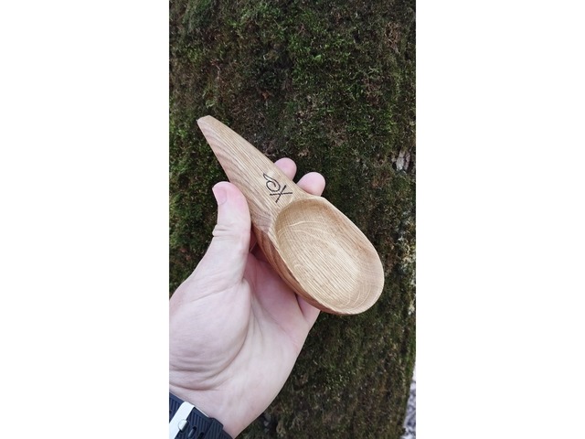 Дерев'яна похідна ложка в скандинавському стилі