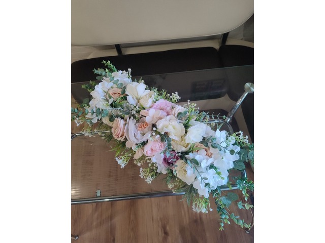 Квіткова композиція ручної роботи, декорування весілля, декор для будинку