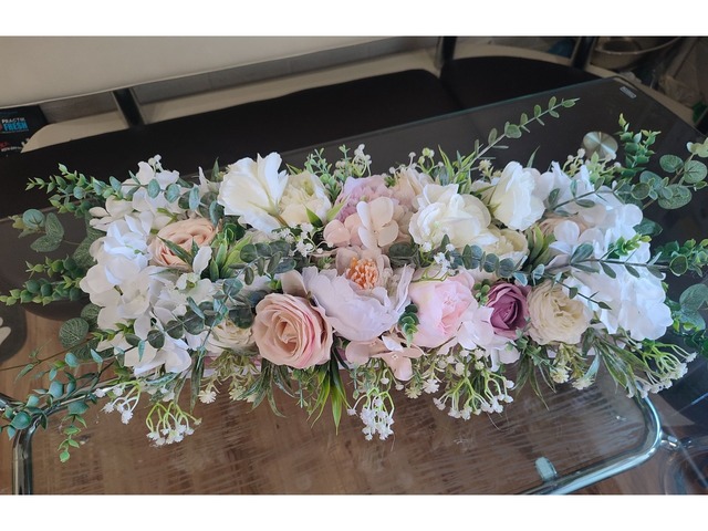 Квіткова композиція ручної роботи, декорування весілля, декор для будинку