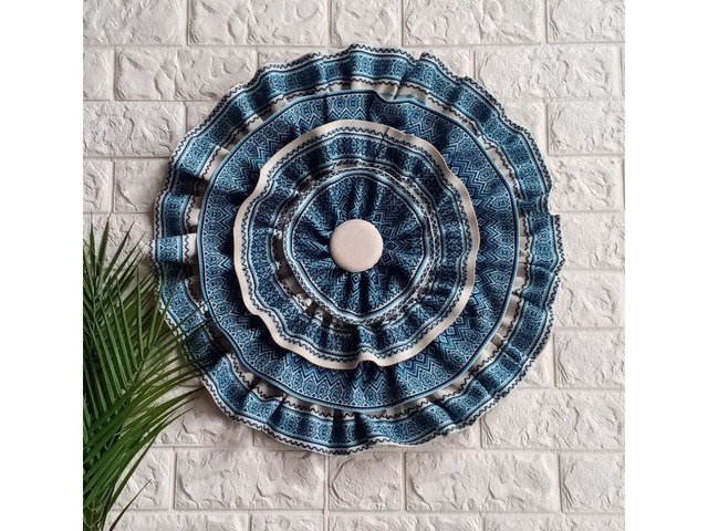 Панно на стіну в українському стилі «Блакитна мрія». Ручна робота