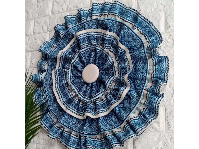 Панно на стіну в українському стилі «Блакитна мрія». Ручна робота